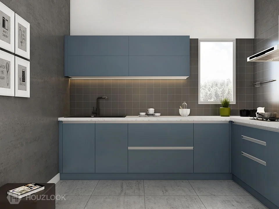 L Shape Modular Kitchen